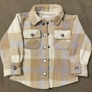 Fornia 6month Baby Girl Button-Up Jacket with Pockets